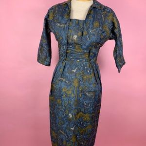 1950’s Wiggle Dress Set True Vintage